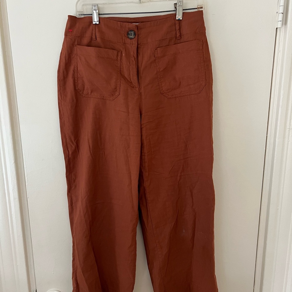 Nicole Miller Terracotta Trousers